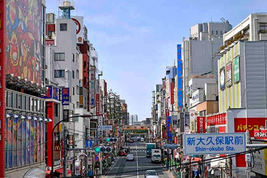 新宿市中心jr线新大久保三分钟紧邻韩国街免费wi-Fi Tóquio Exterior foto